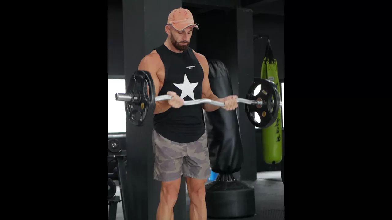 EZ Bar Curl exercise