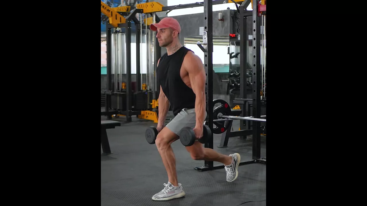 Static Lunge exercise