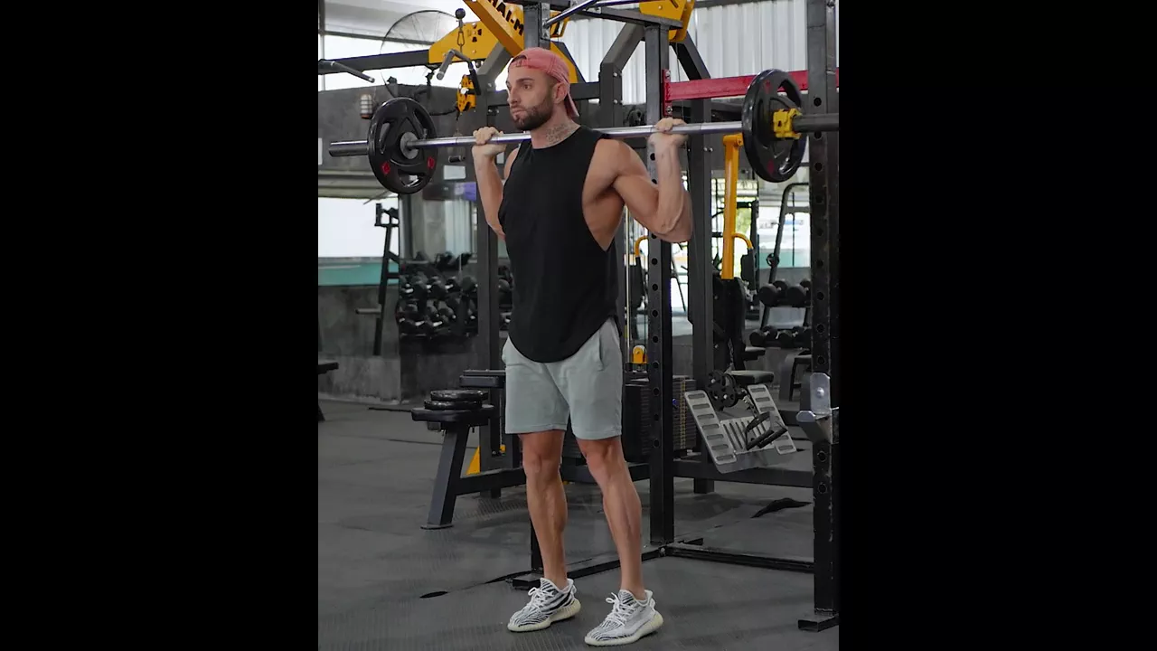 Barbell Calf Raise exercise