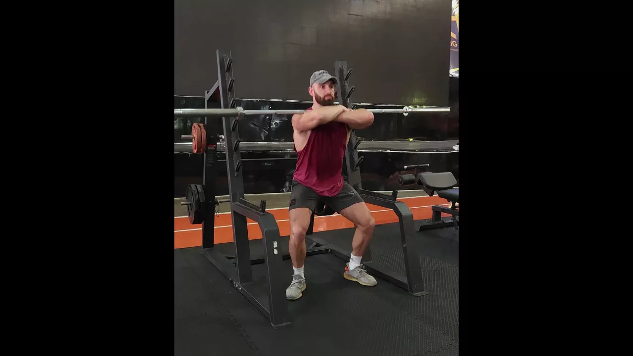 Barbell Front Squats exercise