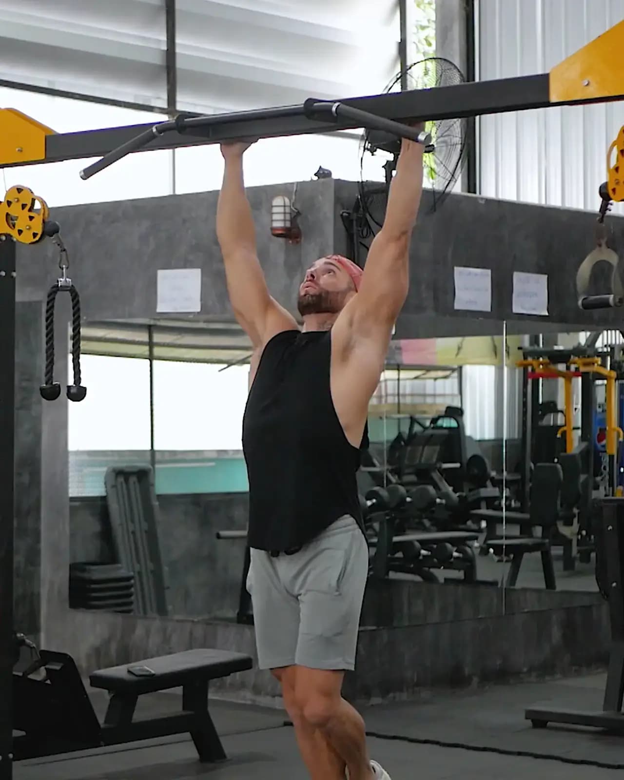 Chin Up Pullover exercise