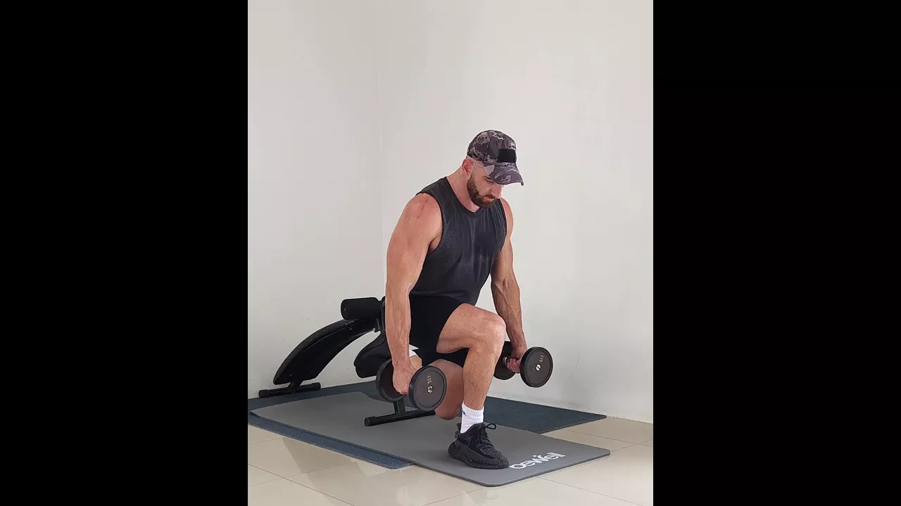 Dumbbell Bulgarian Split Squat exercise