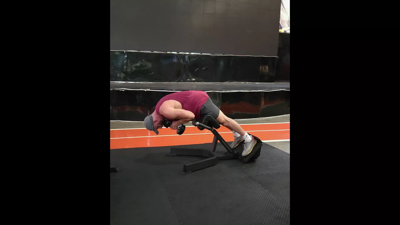 Dumbbell Back Extension exercise