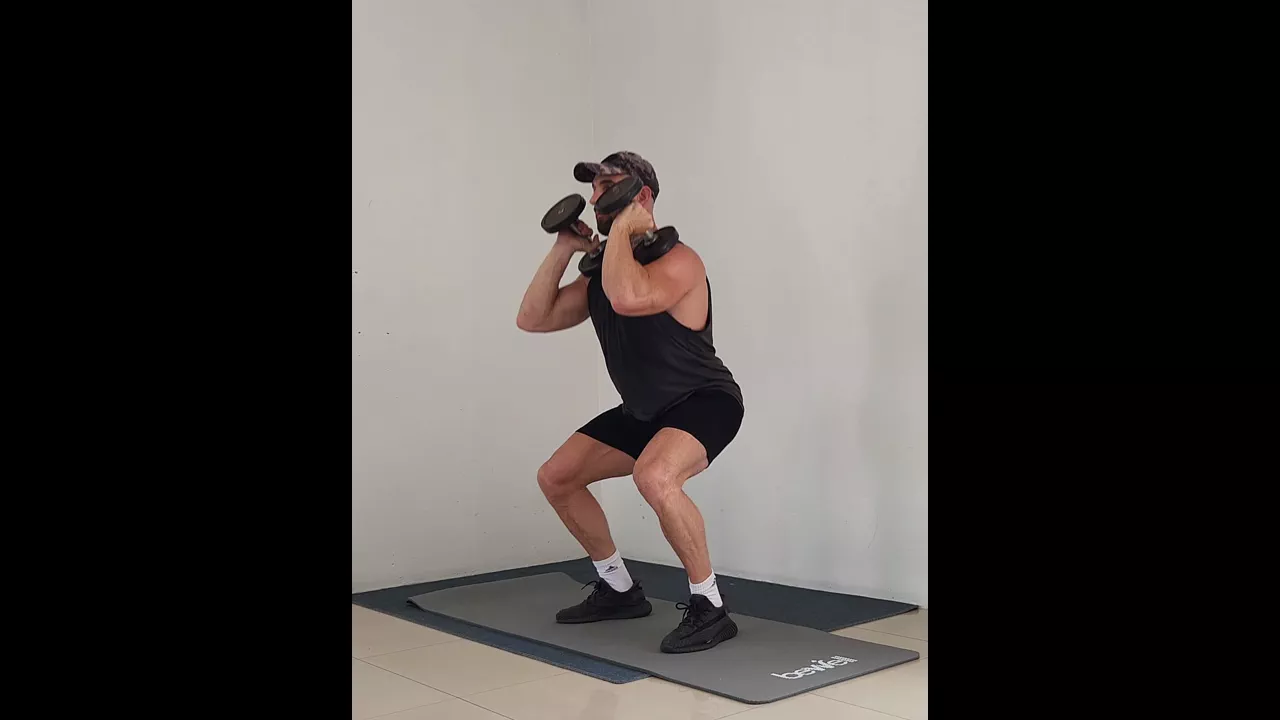 Dumbbell Squat exercise