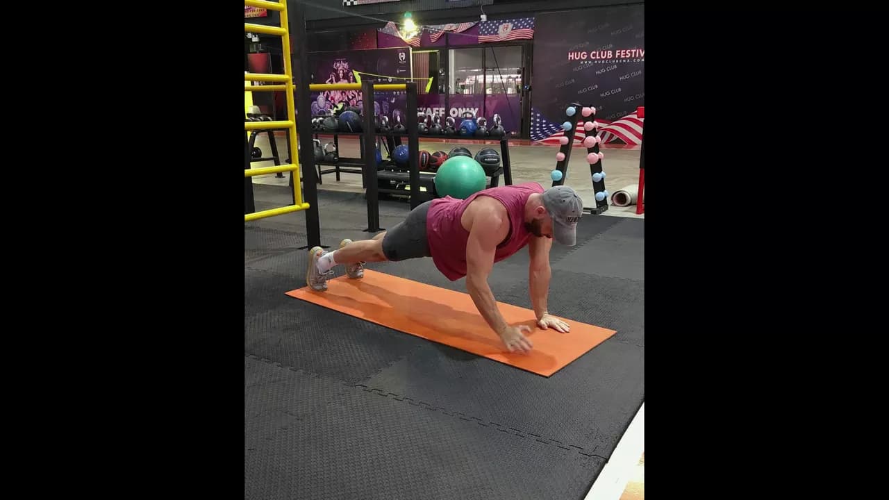 Up Down Plank exercise