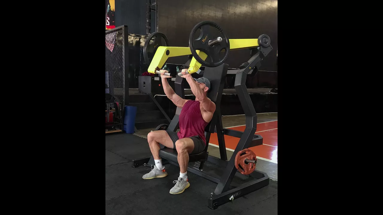 Hammer Strength Incline Chest Press exercise