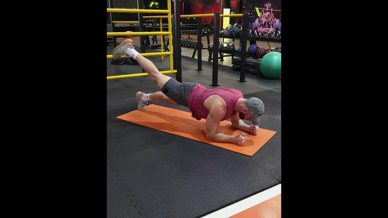 Plank Alternating Leg Raise exercise